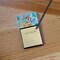 Edge Collections - 3" x 3" - Multicolor - Sticky Note Holder Refillable Dispenser Self-Sticky Note Pads, Memo Pads Blank Desk Accessories - 1 pieces
